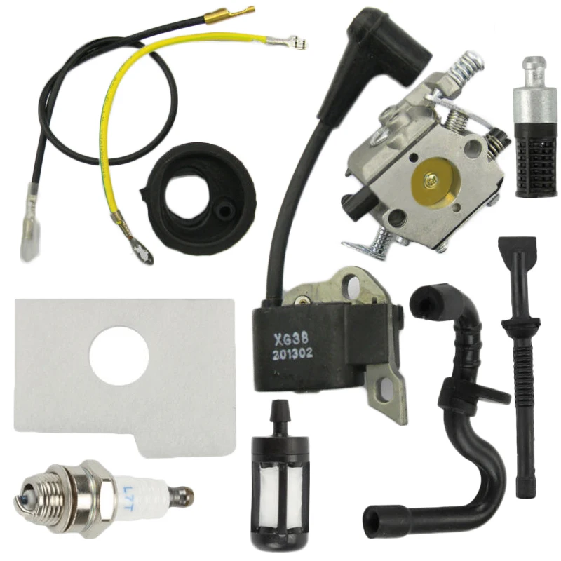 Карбюратор Carb для бензопилы STIHL 017 И 018 MS170 и MS180 катушка зажигания с проводами
