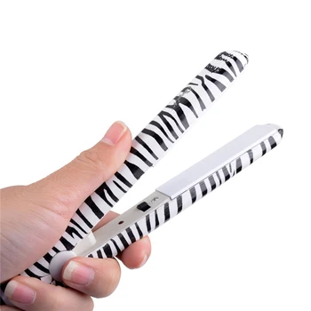 

Electric Hair Straightener Travel Mini Hair Straightening Irons Ceramic Flat Iron Heating Plate Styler Cold Iron Straightener