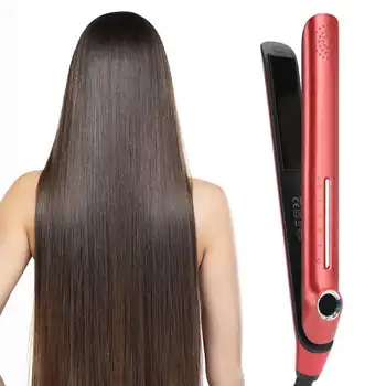 

EU Plug 110-240V Hair Straightener Professional Barber Salon Hair Straightener Styling Tools Flat Iron for Hair Styling Home