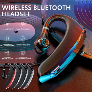 

Ultra-long Standby Wireless Bluetooth 5.0 Headset Hanging Ear Type Suitable For Business Driving Painless Wear Waterproof