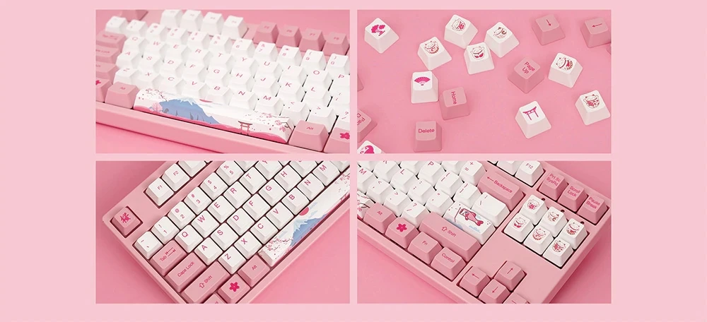 Akko 3087 87Key клавиатура World Tour-Tokyo 85% PBT bluetooth USB Проводная компьютерная игровая программируемая для механической игровой клавиатуры