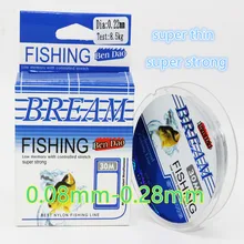 winter line 30M bream fishing line Super Strong Monofilament nylon Japanese Material NYLON Saltwater carp nylon fishing line