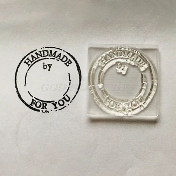 

2020 Handmade by Silicone Clear Seal Stamp DIY Scrapbooking Embossing Photo Album Decorative Paper Card Craft Arts Gift New