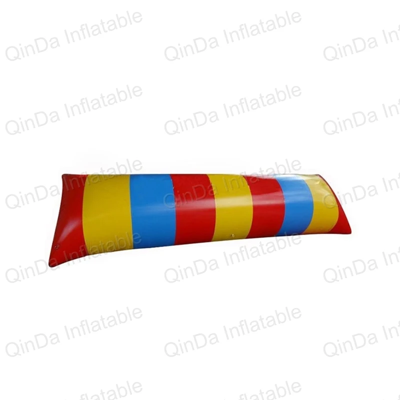 PVC 0.9Mm Tarpaulin Inflatable Water Jumping Pillow / Inflatable Water Catapult Blob For Sale children floating inflatable bouncy castle for outdoor jumping castle with sunshade tent pvc tarpaulin bouncy castle inflatable