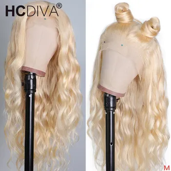 

613 Blond Lace Front Wig 13*4 Lace Front Human Hair Wig 150% Body Wave 360 Lace Front Wig With Baby Hair For Black Women