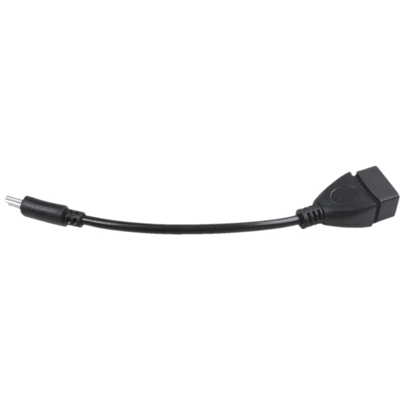 

USB 2.0 Female to Mini USB Male Cable Adapter (Black, 15cm)