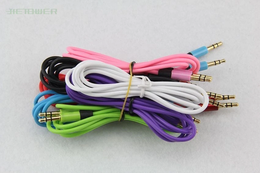 Audio Cable 3 5mm Aux Headphone Cable Male to Male Audio Cable Line For Car iPhone MP3 MP4 Headphone Speaker 500PCS LOT