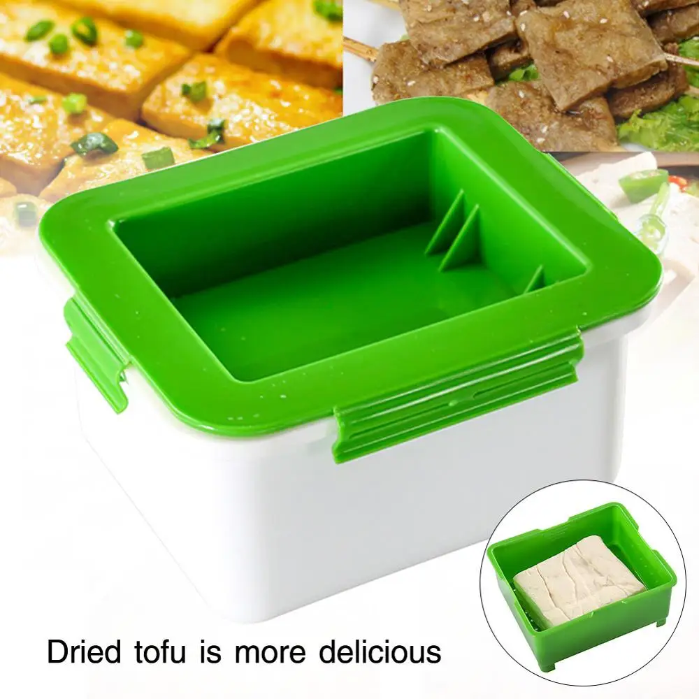 

Tofu Press Tofu Drainer 3-Layer Tofu Press Built-in Drainage Water Removing Tool Dishwasher Safe Kitchen Cooking Tool Set