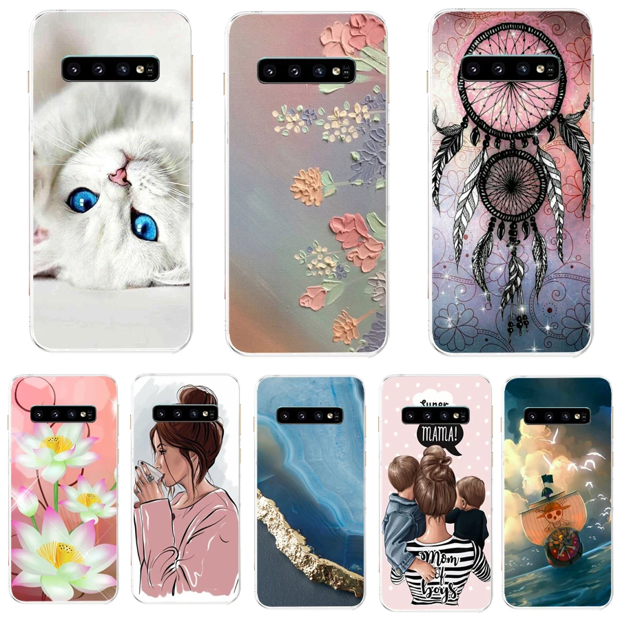 Per Samsung Galaxy S10 Custodia S10Plus Custodia In Silicone Tpu Cover Phone S10 E Custodia Per Samsung S10 Plus G975F S 10 Sm-G973F Shell
