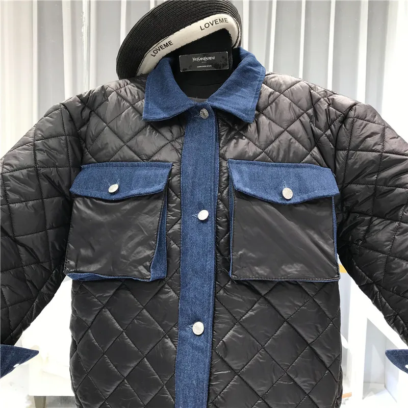 Модная новинка года; Abrigos Mujer Invierno; зимняя женская куртка; однобортный пиджак с вышивкой; женские зимние куртки и парки