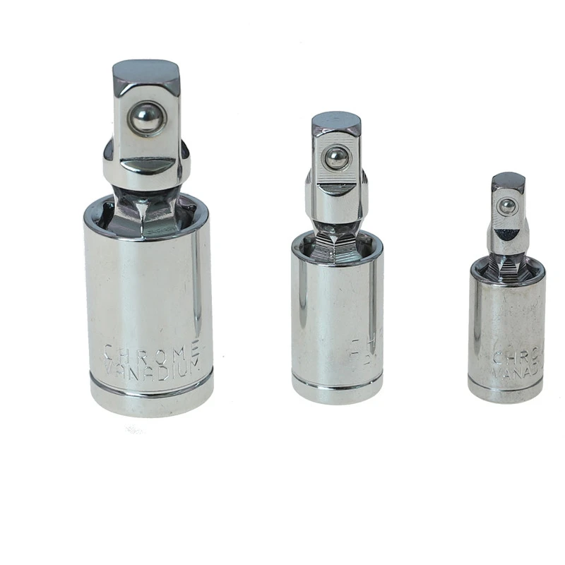 1 4 3 8 1 2 Wrench Socket Extension Bar Adapter 360 Rotatable Converter Universal Joint Set Ratchet Angle Wrench Aliexpress