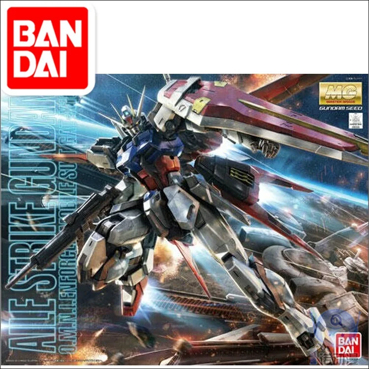 Японская BANDAI оригинальная модель Gundam MG 1/100 распродажа семян Aile Strike мобильный