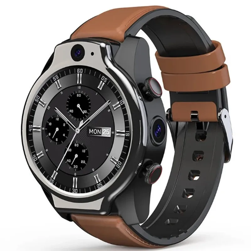 US $248.99 Business HD Waterproof Smart Watch 16 Inch Screen 464G Dual Camera Face Recognition Sports GPS Bluetooth Wristband Smartphone