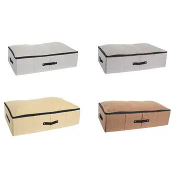 

Under Bed Storage Bags Shoe Storage Organizer Box with Lids Blankets Cloth Organizer Containers