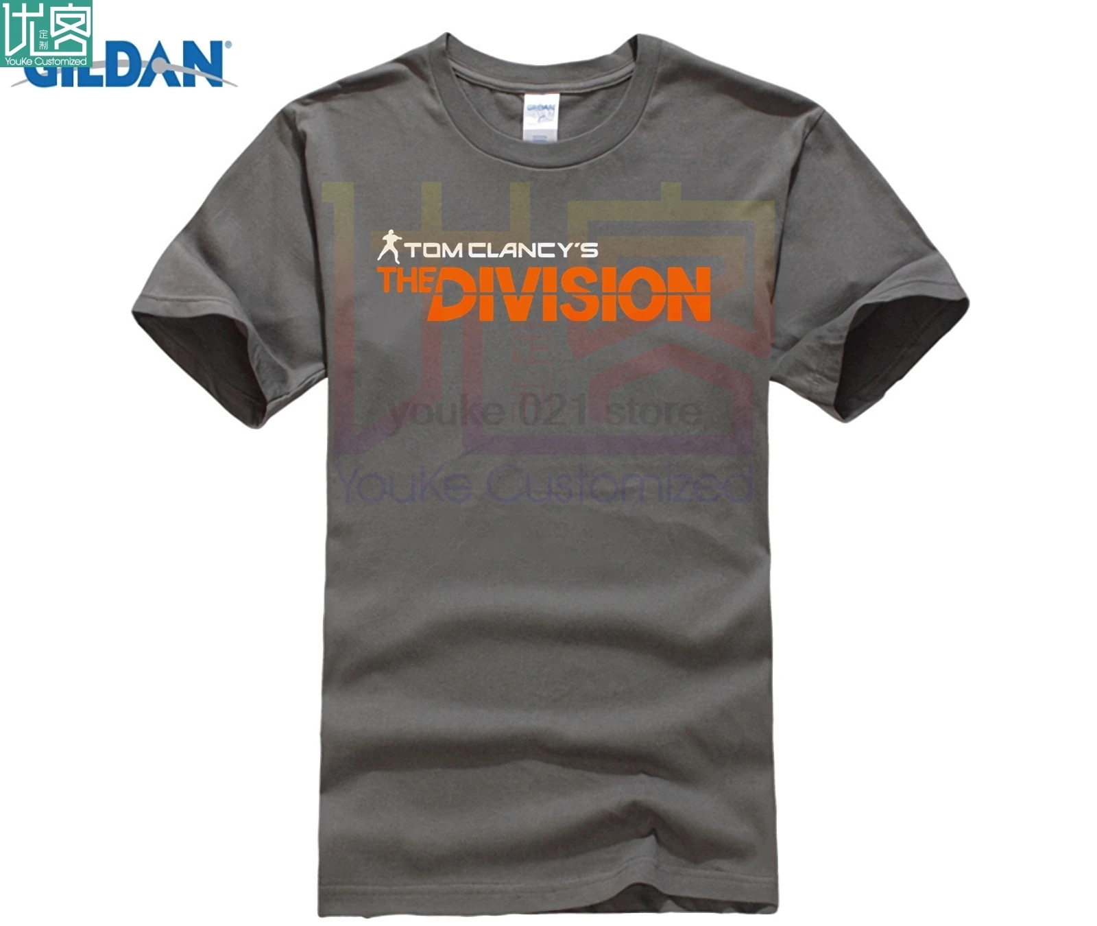 Футболка с круглым вырезом Tom Clancys The Division Game Club SHD extreme Mails Fashio Style Black S 3XL размер на
