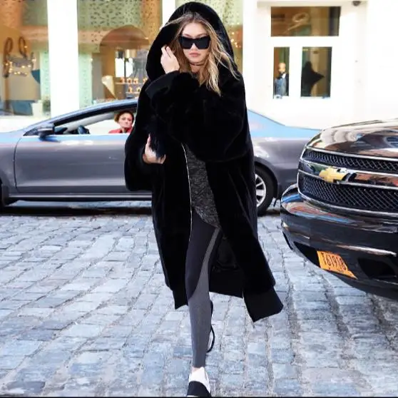 

Vetement 2019 Winter Women's Faux Fur Coat Artificial Fur Overcoat Fluffy Jacket Femme Plus Size Fluffy Fake Fur Outwear Z284