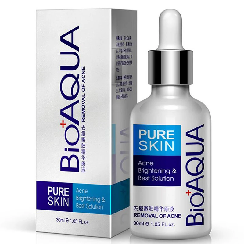 

BIOAQUA Brand 30ml Acne Treatment Essence Acne Scar Removal Liquid Acne Spots Facial Skin Care Whitening Moisturizing Face Care