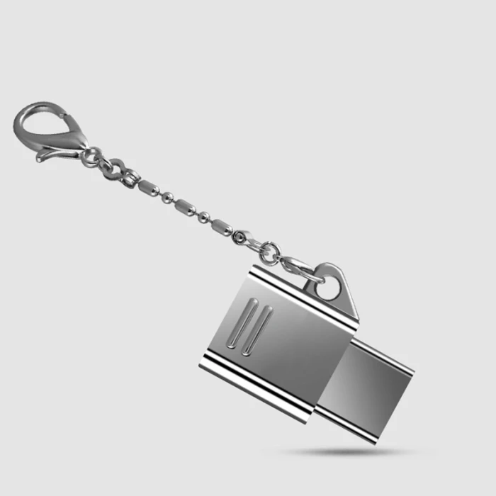 Адаптер type C Micro USB в USB-C конвертер с брелком для samsung htc MacBook VDX99