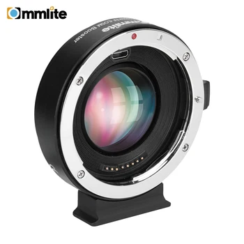 

Commlite EF-EOSM AF Auto Focus Lens Mount Adapter Booster 0.71x Focal Length Booster Electronic for Canon EF Lens to EOSM Camera