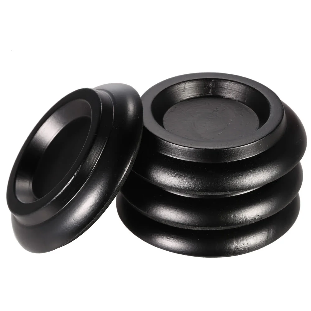 

4pcs/set Solid Wood Upright Piano Caster Cups w/ EVA Anti-slip Mat