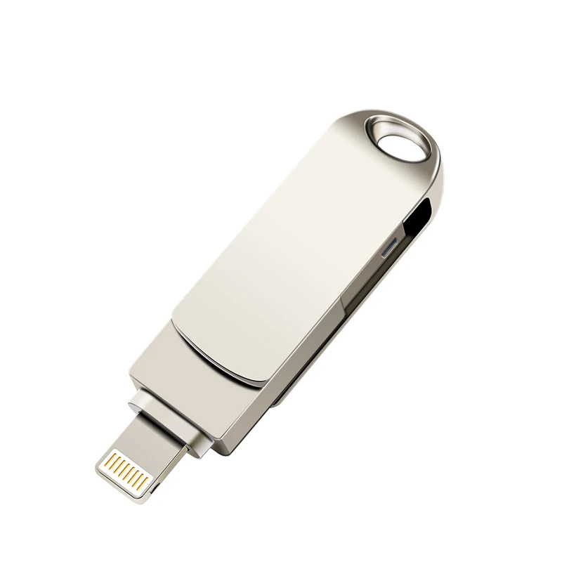 Металлический флэш-накопитель USB 128 ГБ портативный флэш-накопитель 32 Гб 64 Гб Usb 3,0 флэш-накопитель для iPhone X/8 Plus/8 Plus/7 Plus USB флеш-накопитель