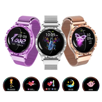 

Women Smart Watch Female Physiological Period Reminder Heart Rate Monitor Fitness Watch Waterproof Sport Watch For Android IOS
