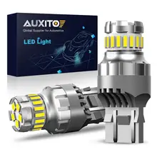 

AUXITO 2x Led T20 7440 W21W WY215W LED Canbus 7443 SRCK W21/5W LED Bulb Car Light Turn Signal Brake Reverse Tail Lamp 1200LM 12V