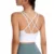 Женский Спортивный Бюстгальтер Sexy Brathable Sports Top Yoga Bra Push Up Top Женский Тренажерный Зал Фитнес Спортивное Нижнее белье Женский бесшовный бюстгальтер
