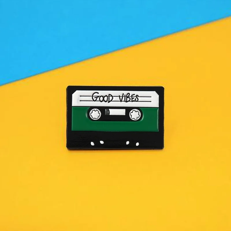 Хорошая Vibes микс лента эмаль Pin значок шапка украшение для рюкзака отворот|Броши| |
