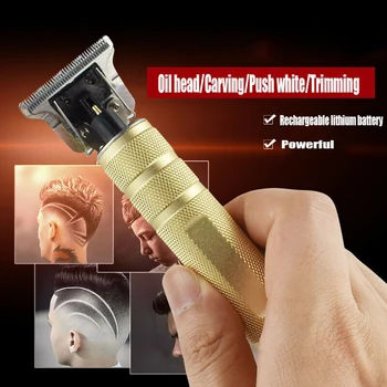 

0mm hair trimmer T-Outliner Skeleton Heavy Hitter Cordless Trimmer Men Baldheaded Hair Clipper Finish Hair Cutting Machine