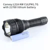 Convoy L21A with KW CULPM1.TG 8A driver ,1190 meters range, 21700 flashlight, torch,with 21700 lithium battery inside ► Photo 2/6