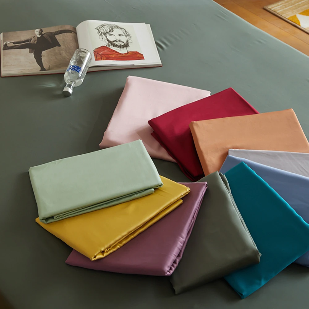 

Super Warm Machine Washable tencel Elastic Fitted Sheet Quilt Cover Bed Cover 2 Pillow cases Suitable For Queen Size