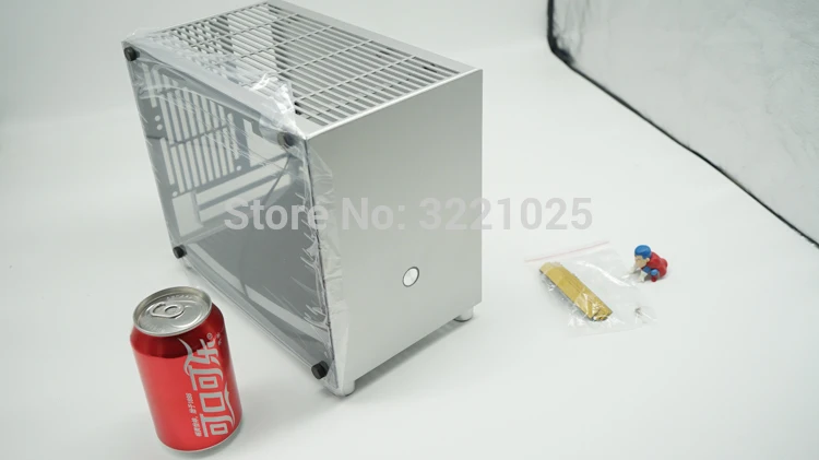 Все алюминиевые HTPC ITX маленький чехол для игрового компьютера Поддержка SFX PSU видеокарты RTX2070 i7 8700 PK77 K77 настольный компьютер