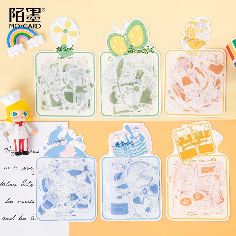 

20 set/lot Kawaii Stationery Stickers Gentle shop Diary Decorative Mobile Stickers Scrapbooking DIY Craft Stickers