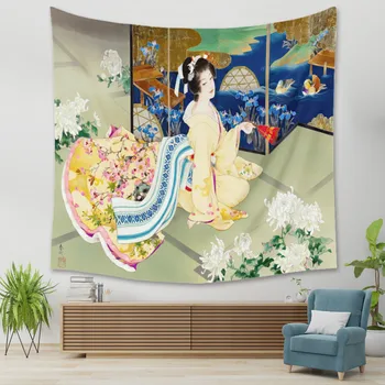 

5 Styles Japan Retro Fashion Tapestry Culture Art Hanging Cloth Decorative Mural Large Art Healthy Large Wall Paintings