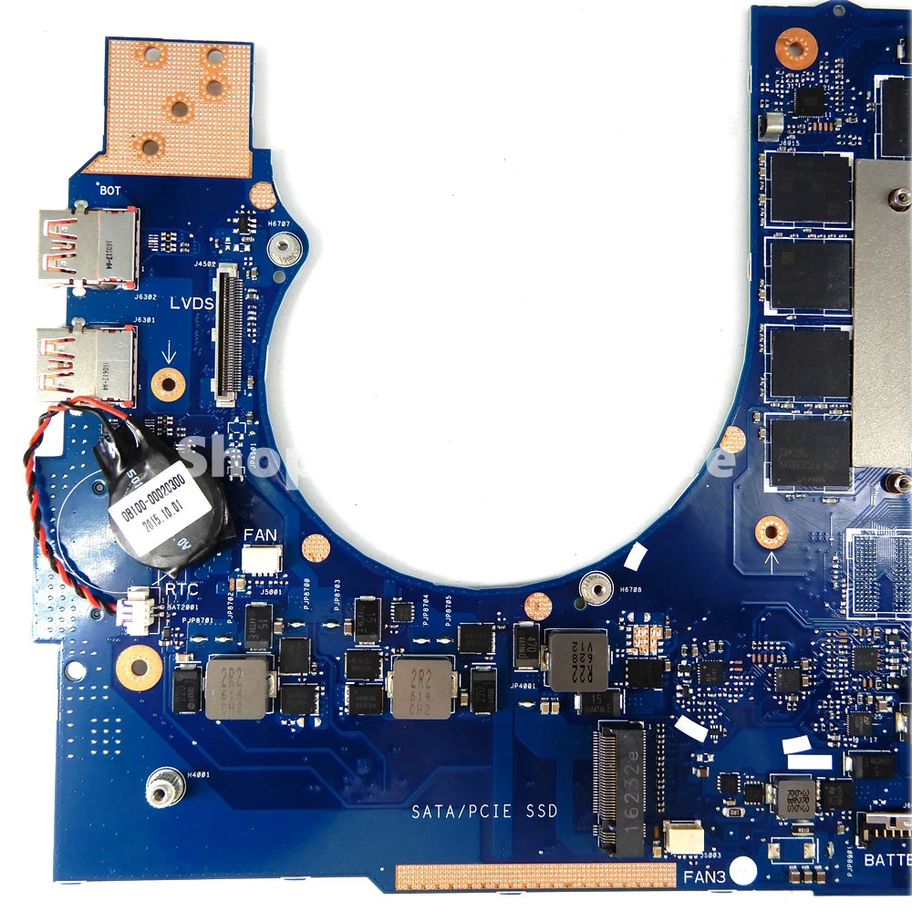 low cost  GL702VM Motherboard REV2.0 i7-6700 CPU GTX1060 Mainboard For ASUS GL702V GL702VM GL702 Laptop Mothe