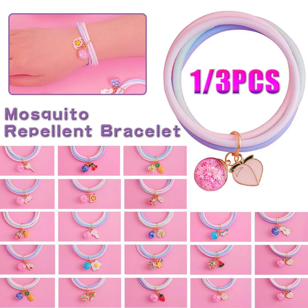 

1/3pcs Anti-mosquito Children Bracelet Hand Ring Mosquito Killer Bracelet Reusable Repellent Wristband For Kids Mosquito Killer