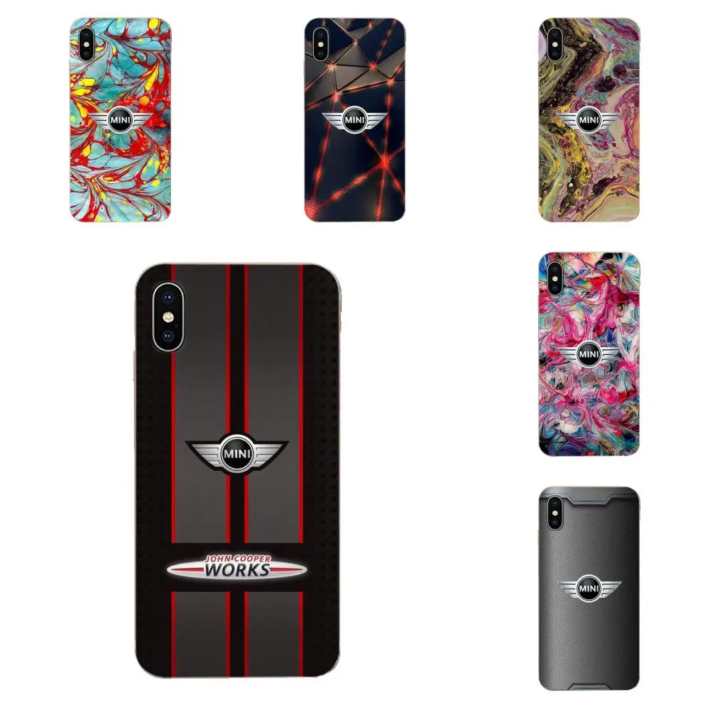Мини Купер черный красный Вдохновленный для Apple iPhone 11 Pro X XS Max XR 4 4S 5 5C 5S SE SE2 6 6S 7 8 Plus