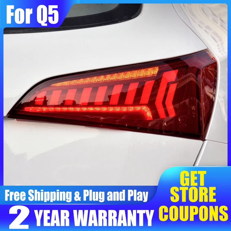 

Tail Lamps For Audi Q5 Taillights 2010-2018 Q5 LED Tail Light Turn Signal Dynamic LED Brake Light Auto Accessories