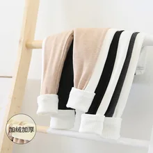 Штаны для маленьких мальчиков; Новые Зимние Детские утепленные штаны; повседневные теплые кашемировые бархатные брюки для девочек; спортивные Леггинсы для маленьких мальчиков