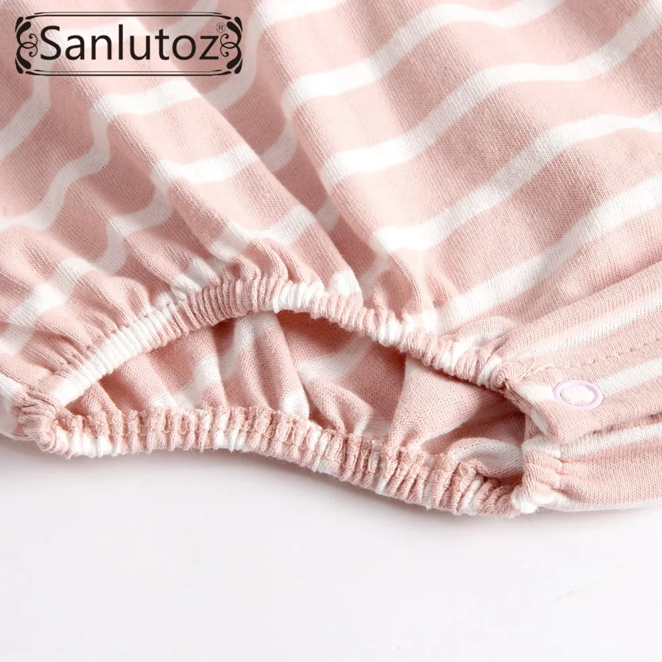 Sanlutoz/боди с длинными рукавами в полоску; Детские Боди; Осенняя повседневная одежда для малышей; Модная одежда для младенцев