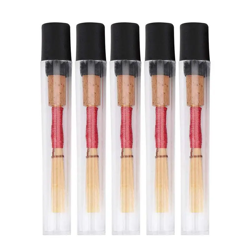 

10pcs Oboe Reeds, Strength Medium Soft Handmade Oboe Reeds with Red Cork