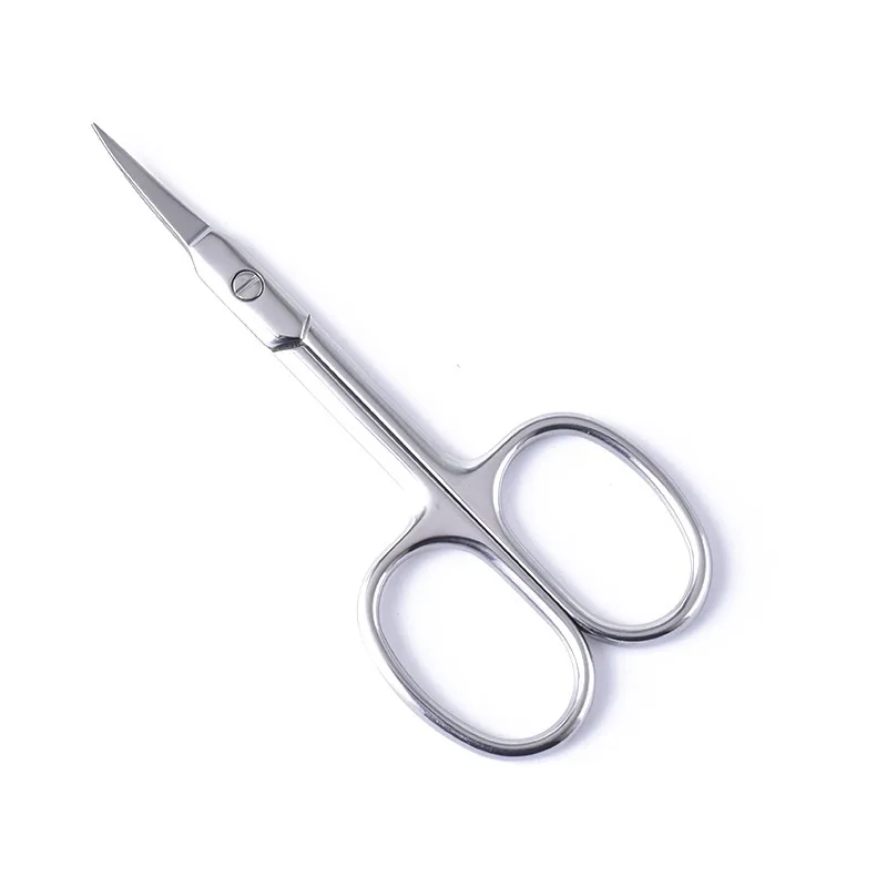 LIZY Eyelash Scissors Sharp Head 3.5mm Thick Stainless Steel Curved Nose Hair Beard Facial Scissors Eyebrow Cosmetic Makeup Tool 5