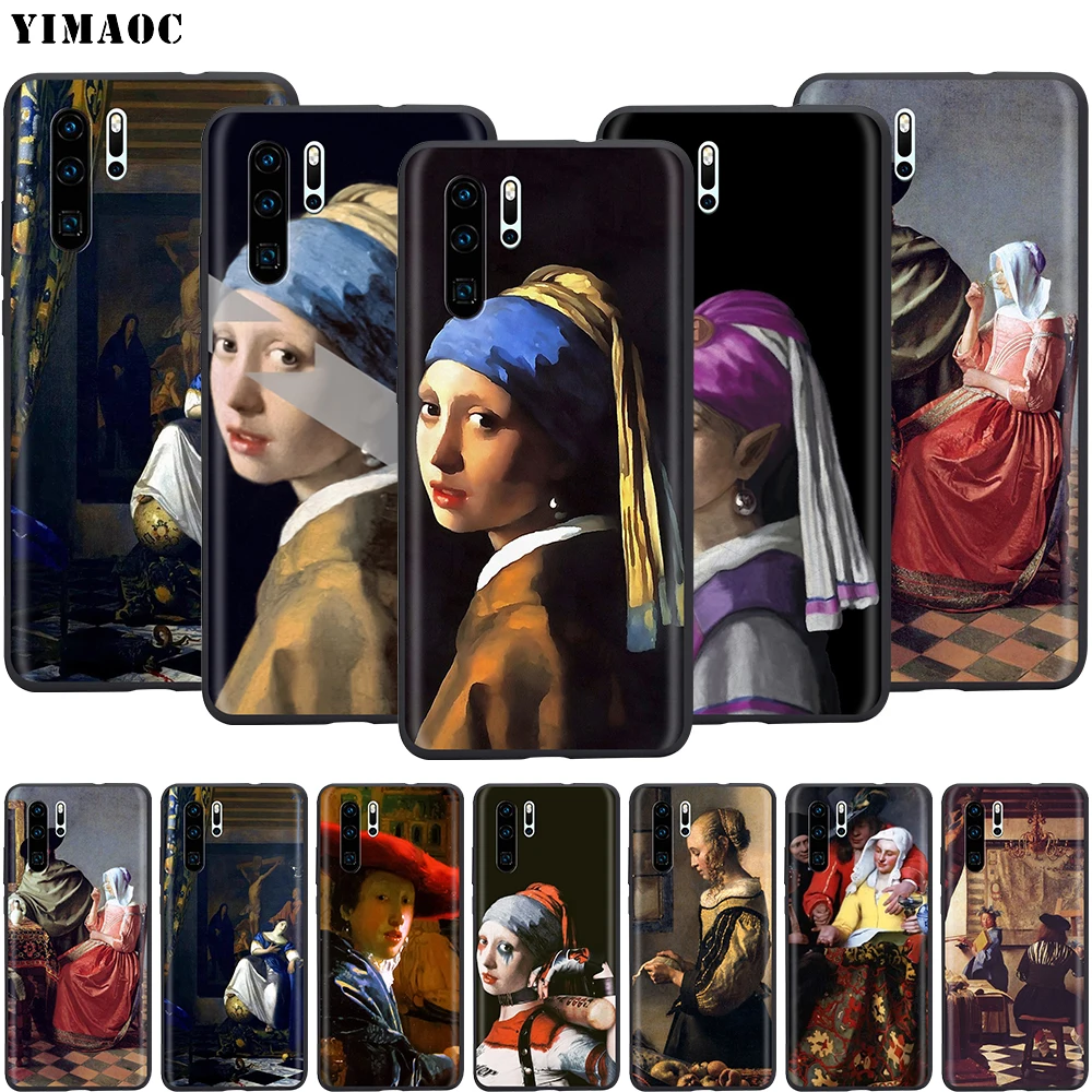 Силиконовый чехол YIMAOC Johannes Vermeer для Huawei Honor 6a 7a 7c 7x8 9 10 Lite Pro Y6 2018 2017 Prime | Мобильные