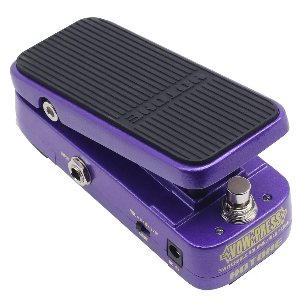 Hotone Vow Press 3 in 1 Active Volume & Analog Wah Guitar Effects Pedal  VP-10