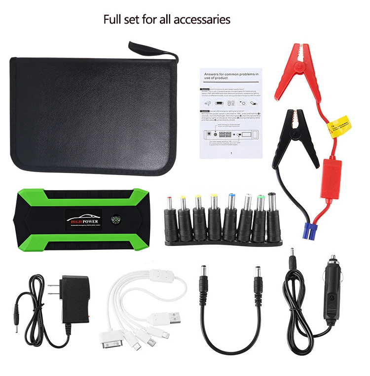 This good model Многофункциональное пусковое устройство 89800 мА/ч, 12V 4USB 600A портативный автомобильный аккумулятор бустер зарядное устройство усилитель Мощность power Bank пусковое устройство - Цвет: This good model