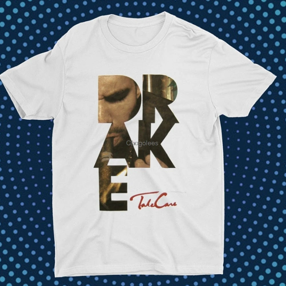 Luftfart slag tyveri Drake Smoke Letters Take Care White T Shirt Rapper New Official Fashion 90s  90s Vintage T Shirt Hip Hop T Shirt _ - AliExpress Mobile