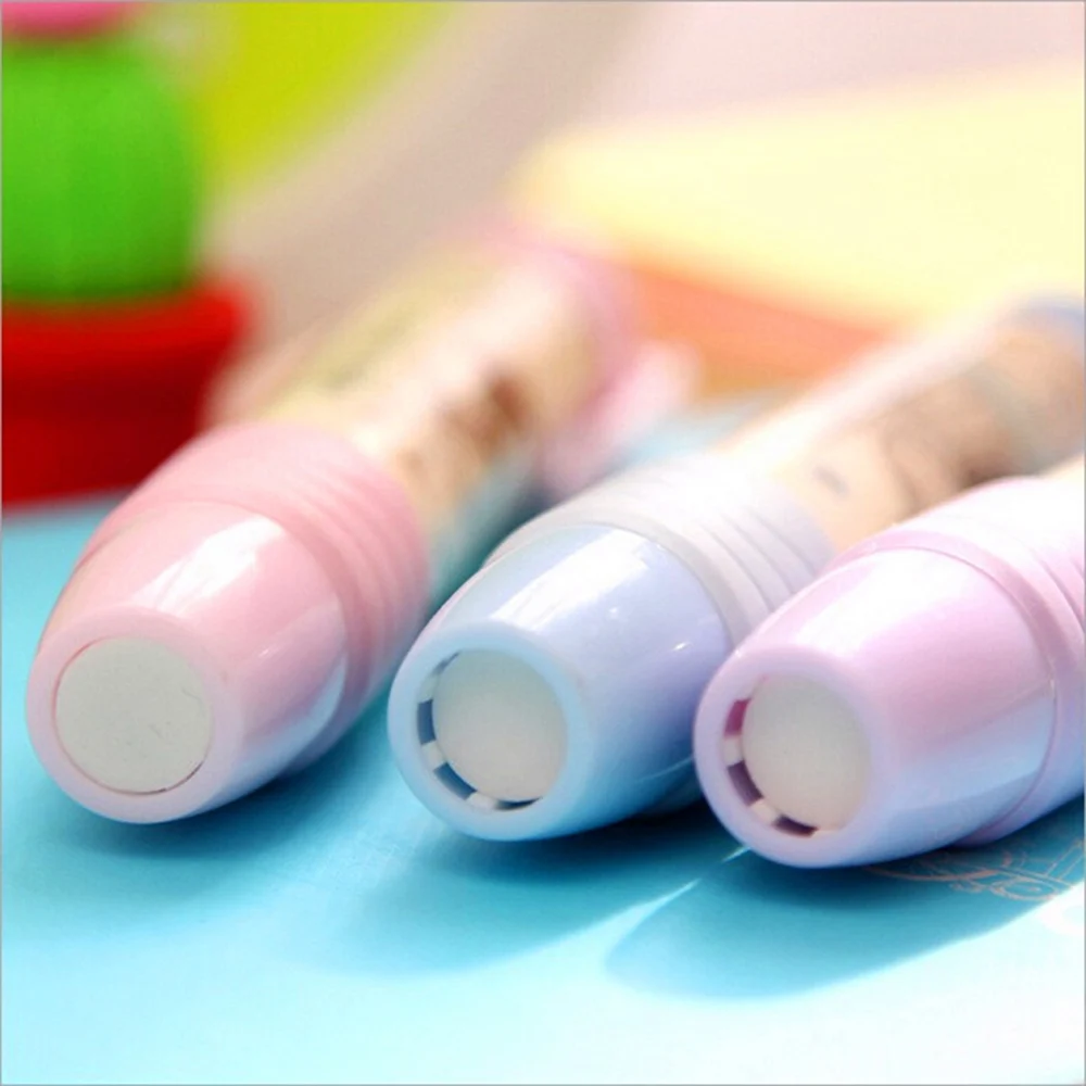 1pc Creative Pen Shape Eraser Rubber Stationery Gift Pen Type Eraser Combined Cute Eraser Student Gift School Office Supplies