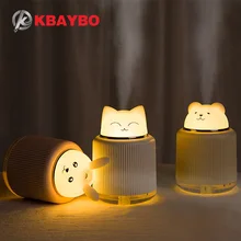 

KBAYBO 300ML Cartoon Air Humidifier USB Ultrasonic Electric Aromatherapy Essential Oil Diffuser with Night Light Home Office