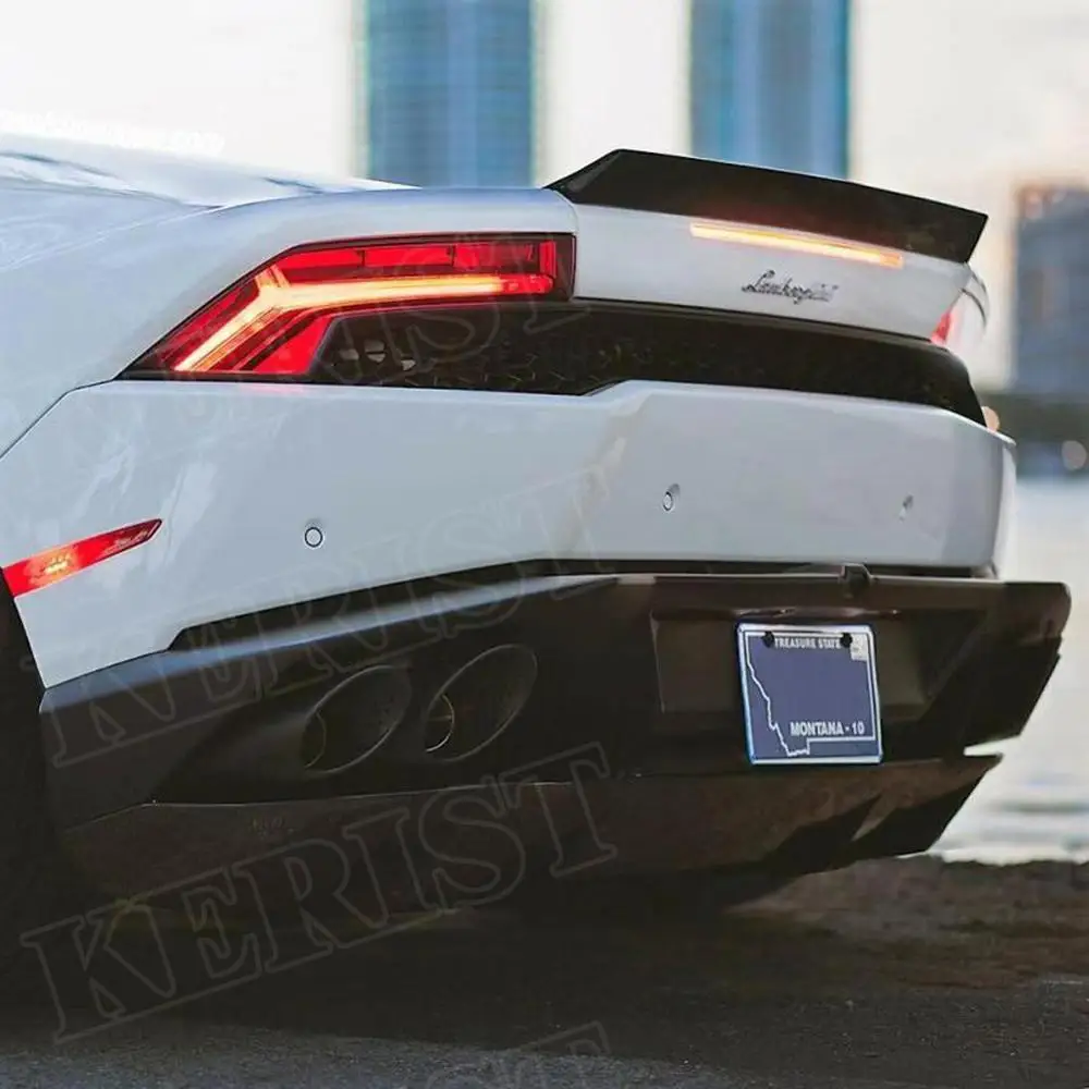 Спойлер заднего крыла из углеродного волокна для Lamborghini Huracan LP580 LP610 Coupe 2 двери 2015